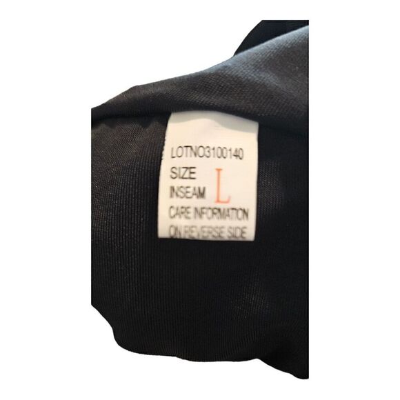 Lilosy Womens Black Halter Deep V-Neck Wrap Tie Waist One-Piece Swimsuit Size L - Picture 2 of 14